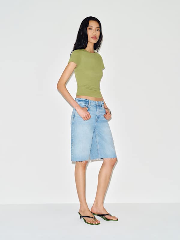 Max Slim Tee - Green Bean