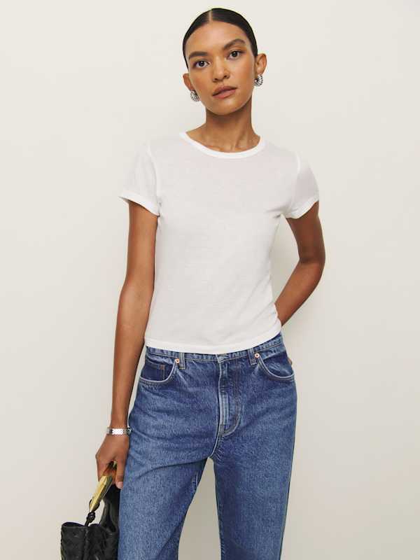 Max Slim Tee - White