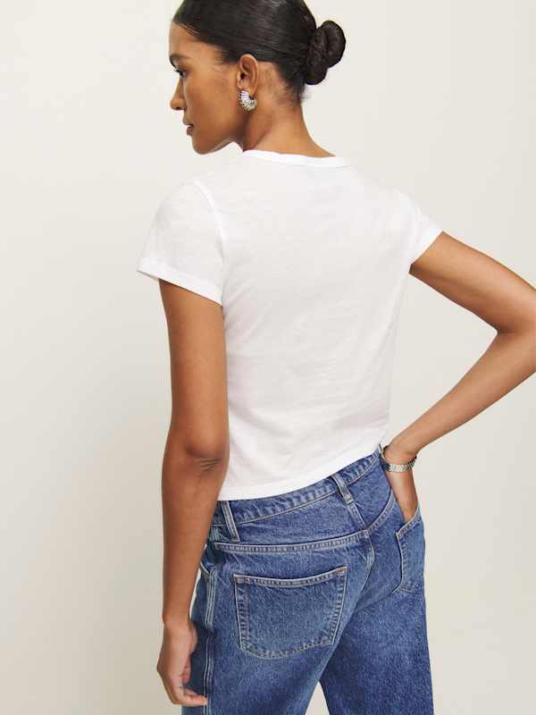 Max Slim Tee - White