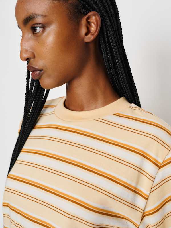 Asher Oversized Long Sleeve Tee - Pismo Stripe