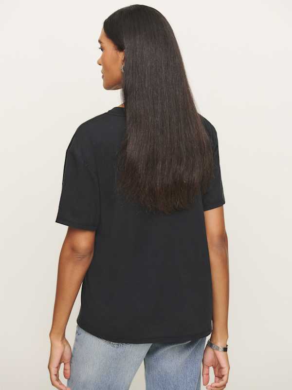 Liam Oversized Tee - Black