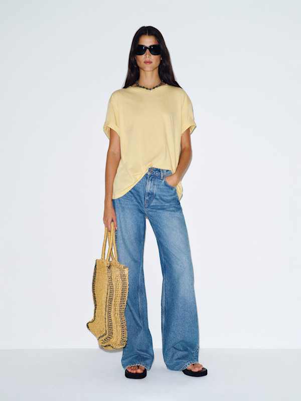 Liam Oversized Tee - Blonde