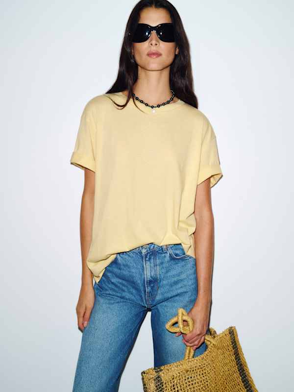 Liam Oversized Tee - Blonde