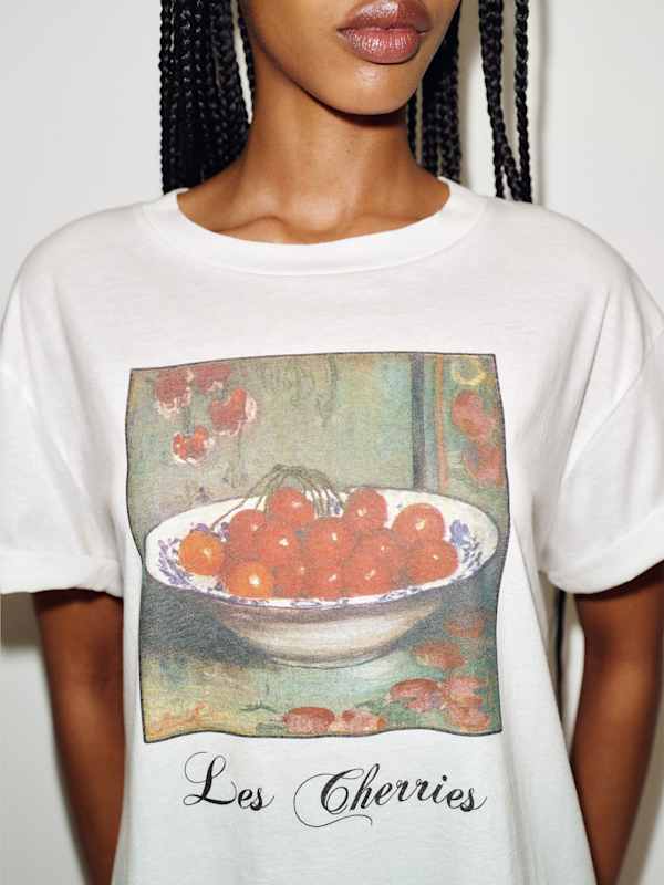 Liam Oversized Tee - Les Cherries