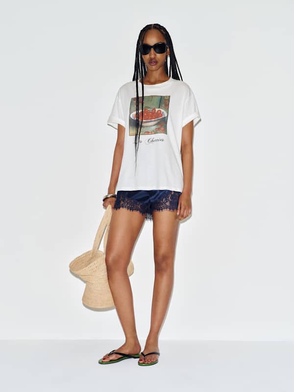 Liam Oversized Tee - Les Cherries