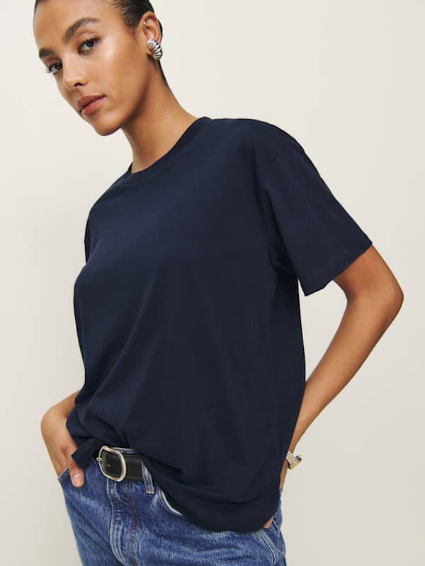 Liam Oversized Tee - Midnight