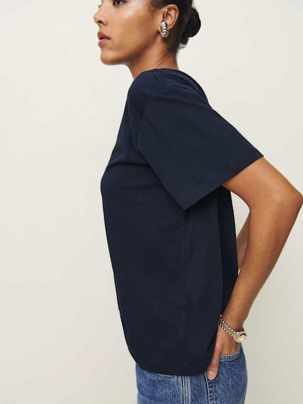 Liam Oversized Tee - Midnight