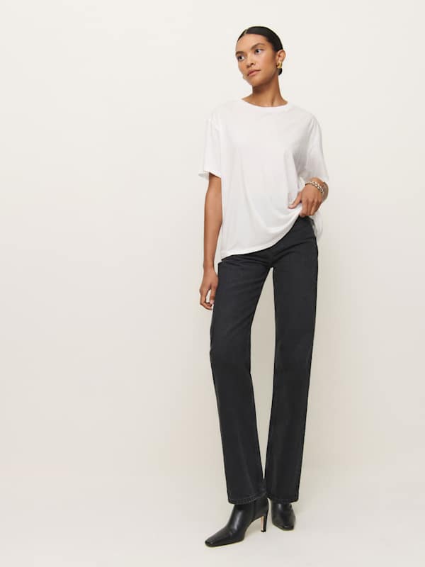 Liam Oversized Tee - White