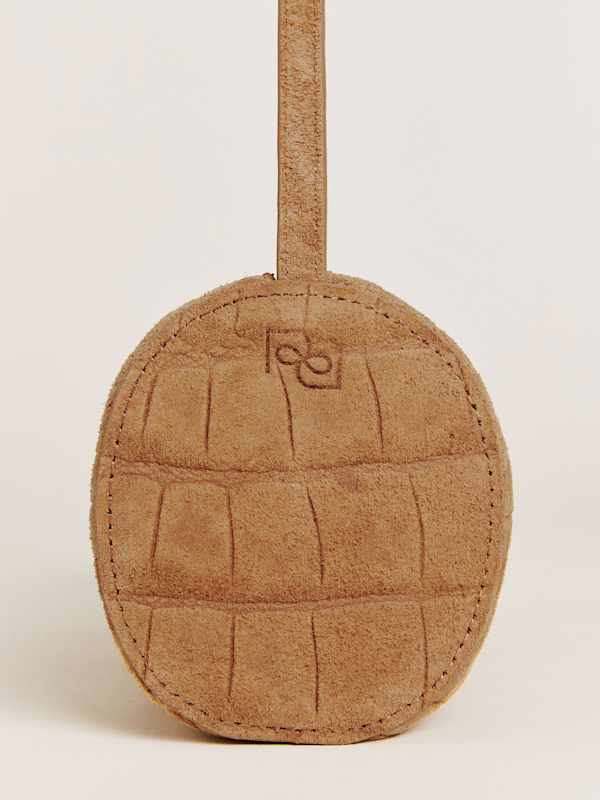 Simona Cylinder Bag - Sienna Embossed Suede