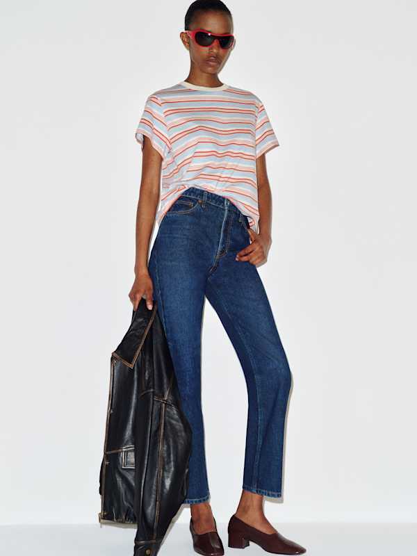 Rowan Crew Tee - Catalina Stripe