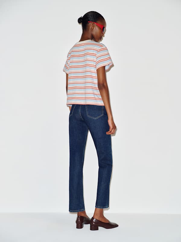 Rowan Crew Tee - Catalina Stripe