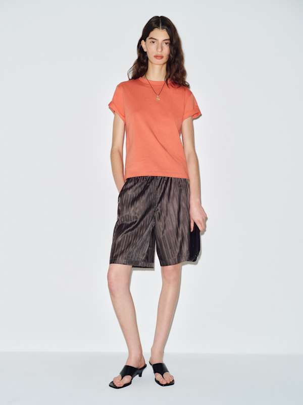 T-shirt col rond Rowan - Guava