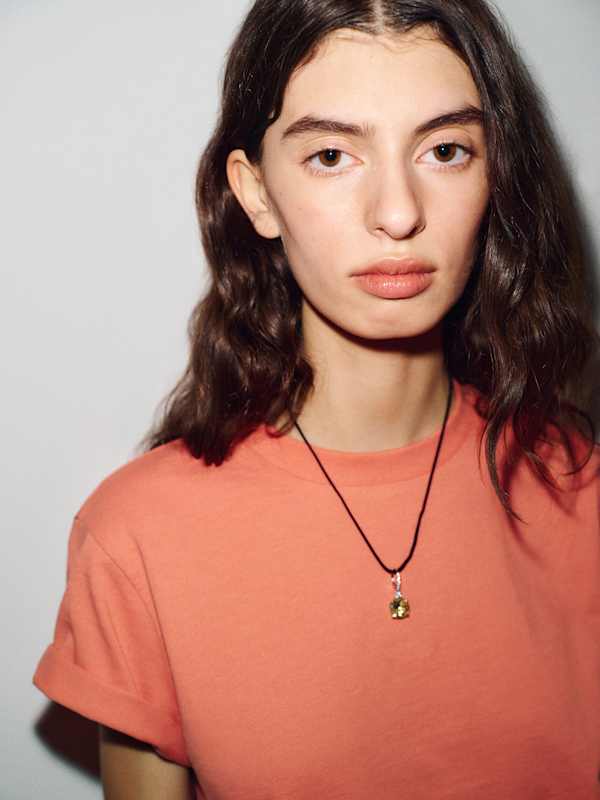 T-shirt col rond Rowan - Guava