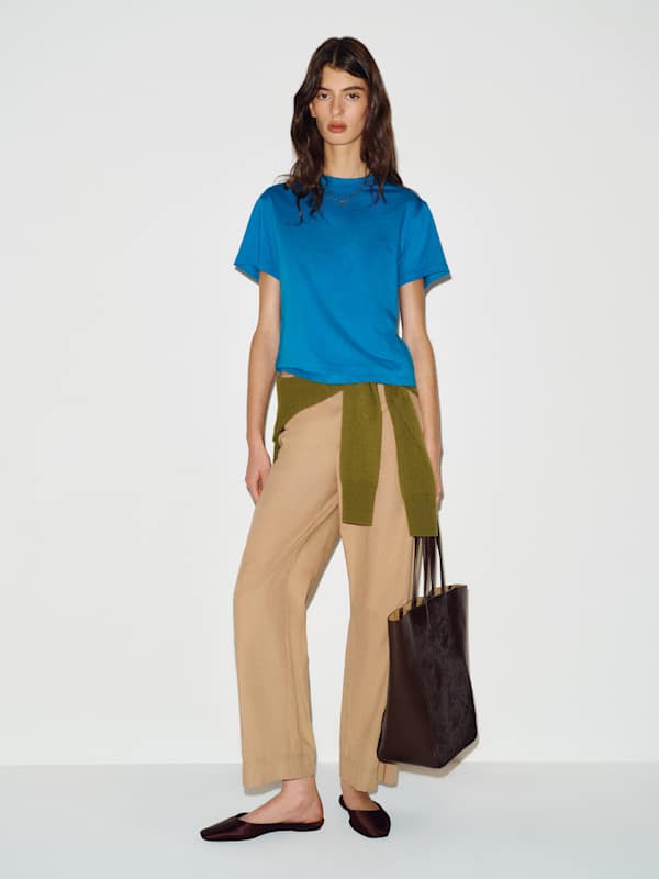 Rowan Crew Tee - Lapis Lazuli