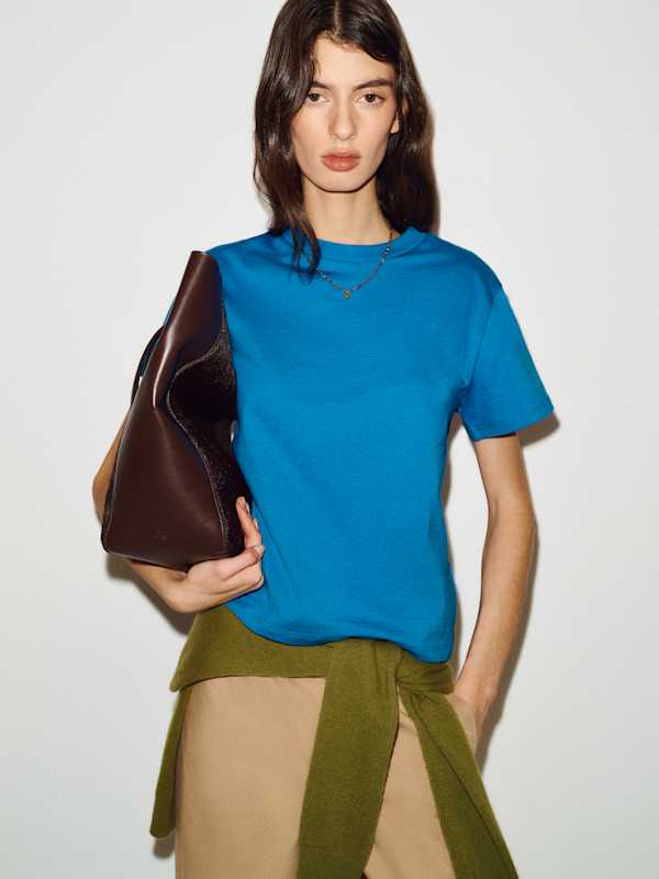 Rowan Crew Tee - Lapis Lazuli
