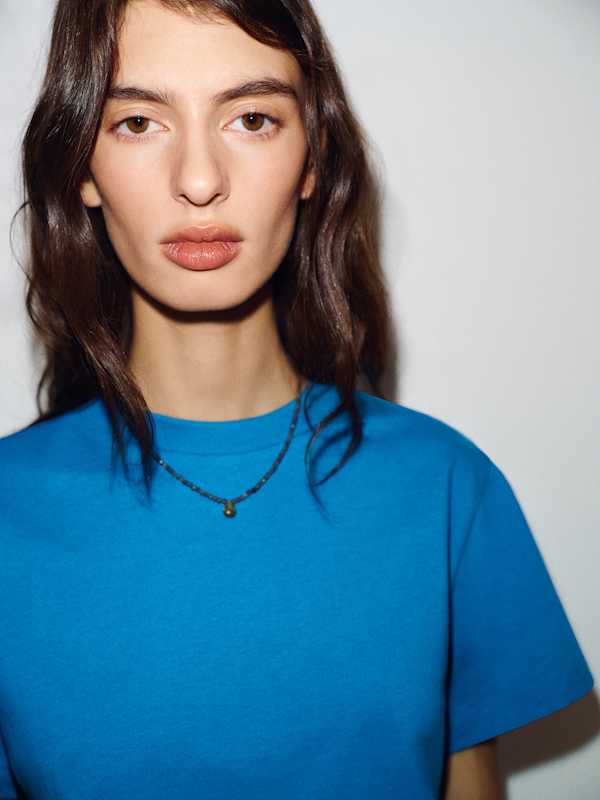 Rowan Crew Tee - Lapis Lazuli