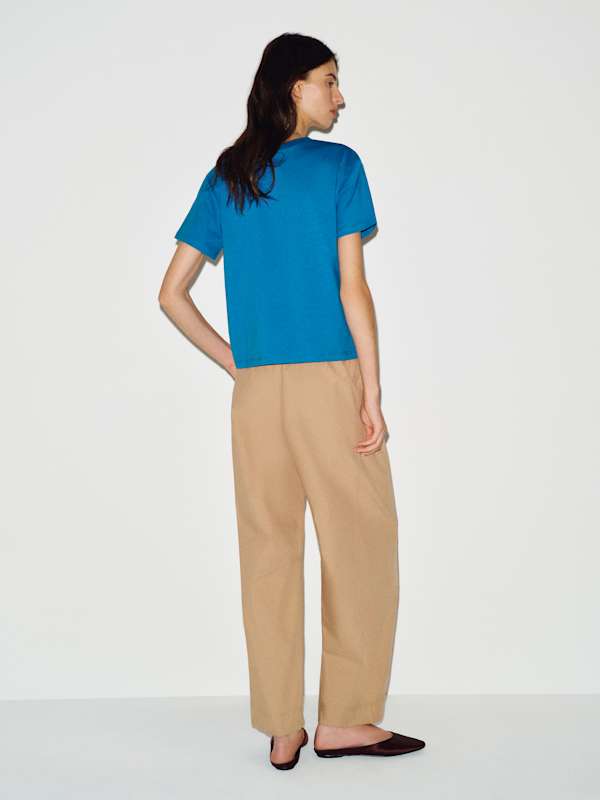 Rowan Crew Tee - Lapis Lazuli