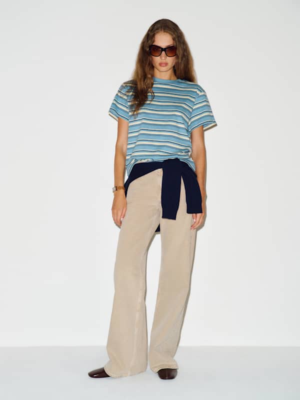 Rowan Crew Tee - Surf City Stripe