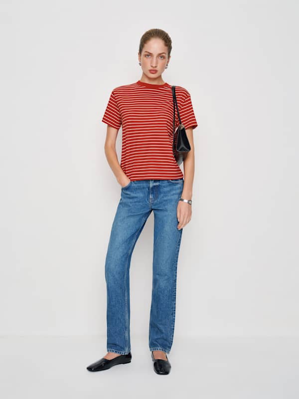 Rowan Crew Tee - Ventura Stripe