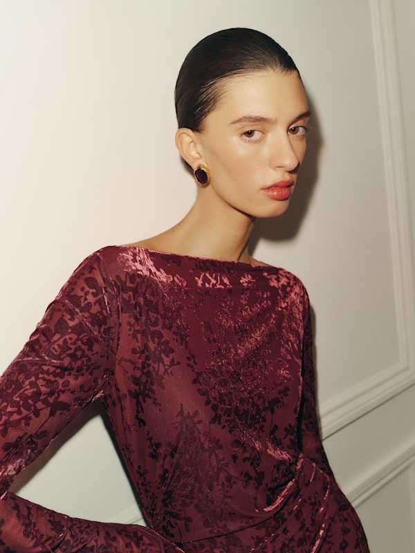 Donya Velvet Dress - Ardour