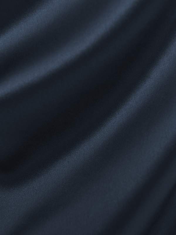 Sathia Satin Dress - Navy