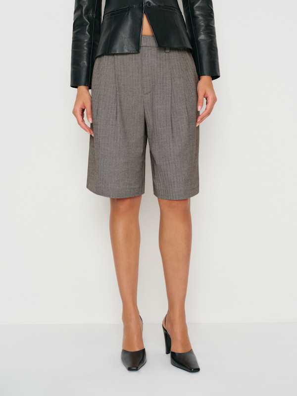Drew Short - Black Herringbone