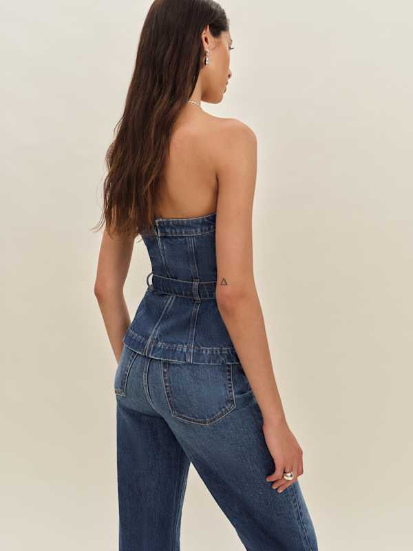 Collins Denim Top - Mellusine