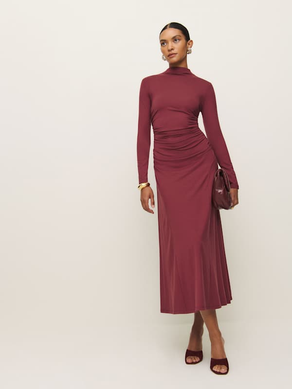 Nemy Knit Dress - Chianti