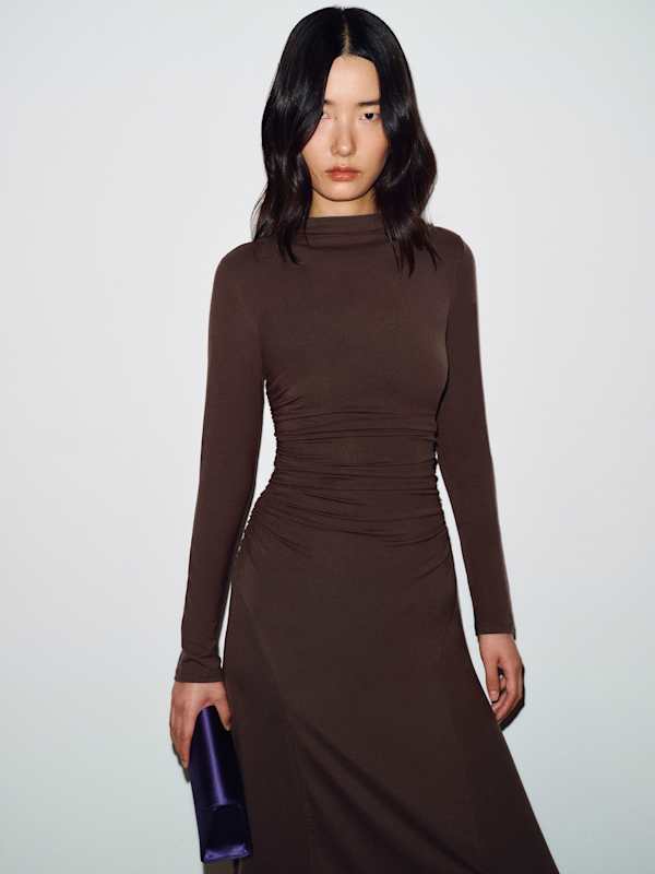 Nemy Knit Dress - Mole