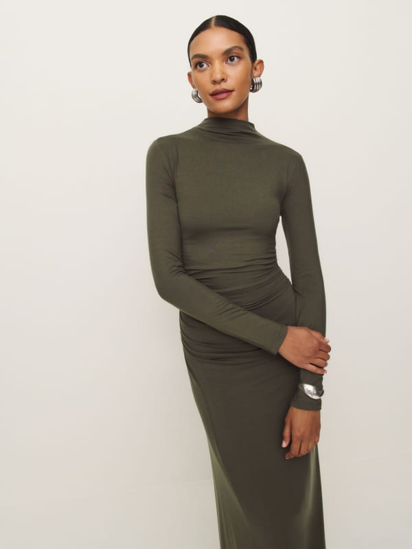 Nemy Knit Dress - Pine Tree