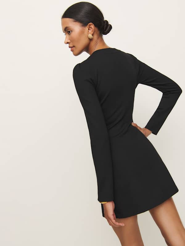 Robe en maille Micah - Noir