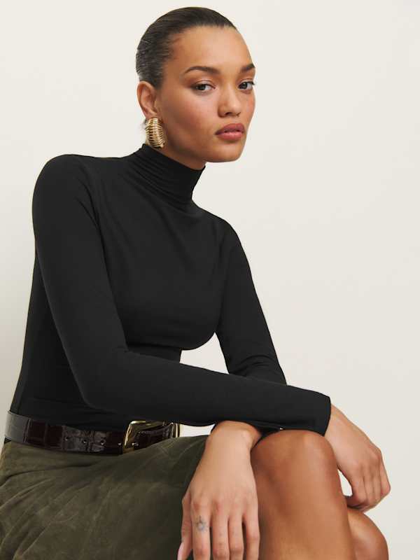 Nell Knit Top - Black