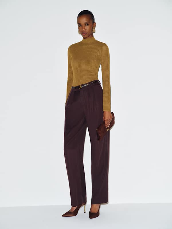Nell Knit Top - Chartreuse