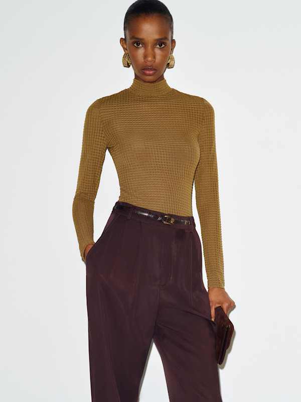Nell Knit Top - Chartreuse