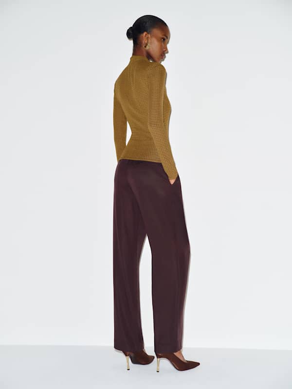Nell Knit Top - Chartreuse