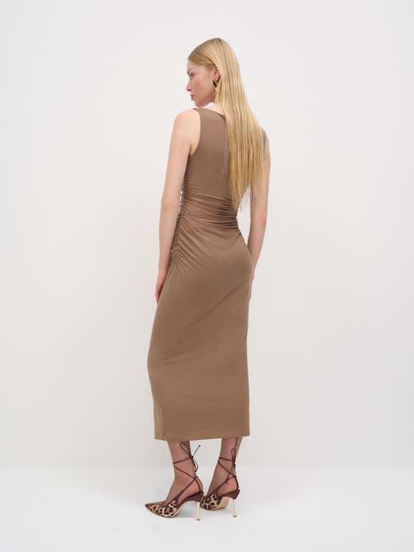 Benson Knit Dress - Nutty