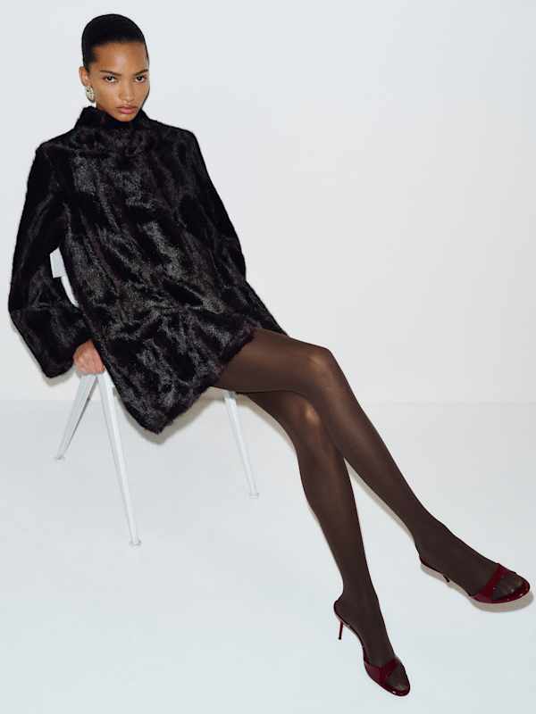 Swedish Stockings Olivia Premium Tights - Dark Brown