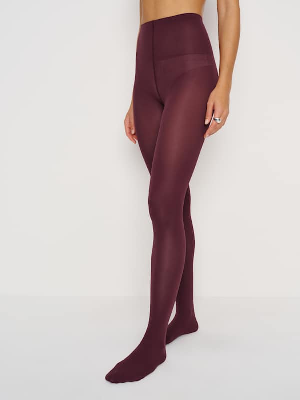 Swedish Stockings Olivia Premium Tights - Deep Red