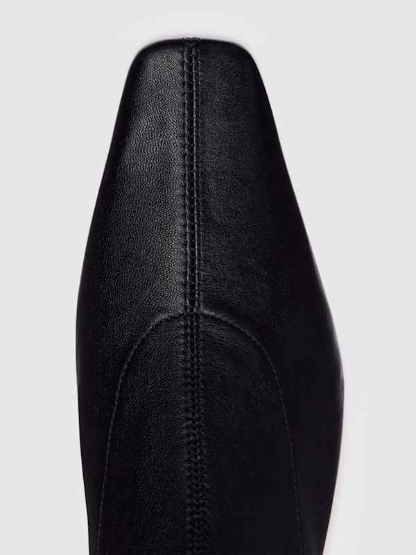 Rosina Ankle Boot - Black Stretch Leather