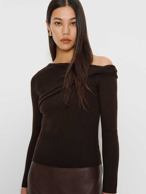 Lilou Regenerative Merino Sweater - Mole