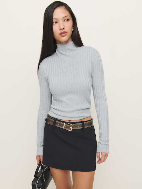 Sara Knit Skirt - Black