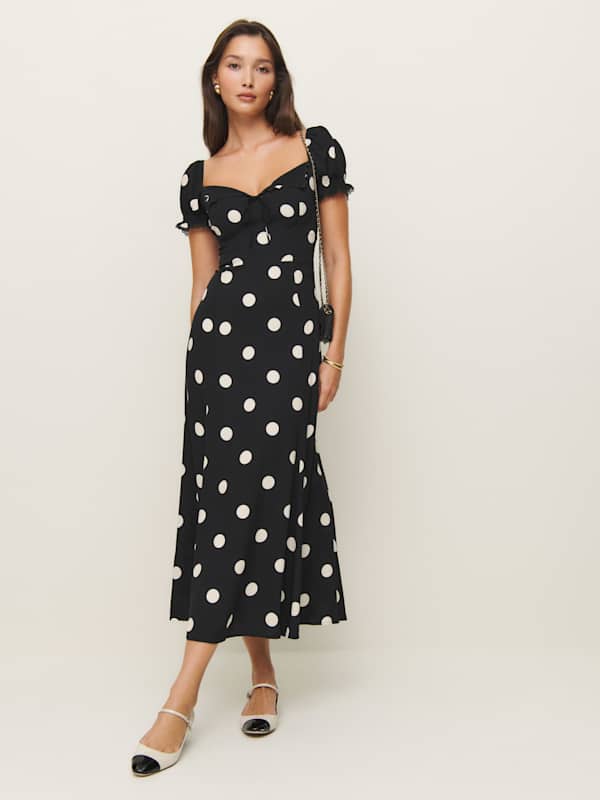 Shyla Dress - Moon Dot