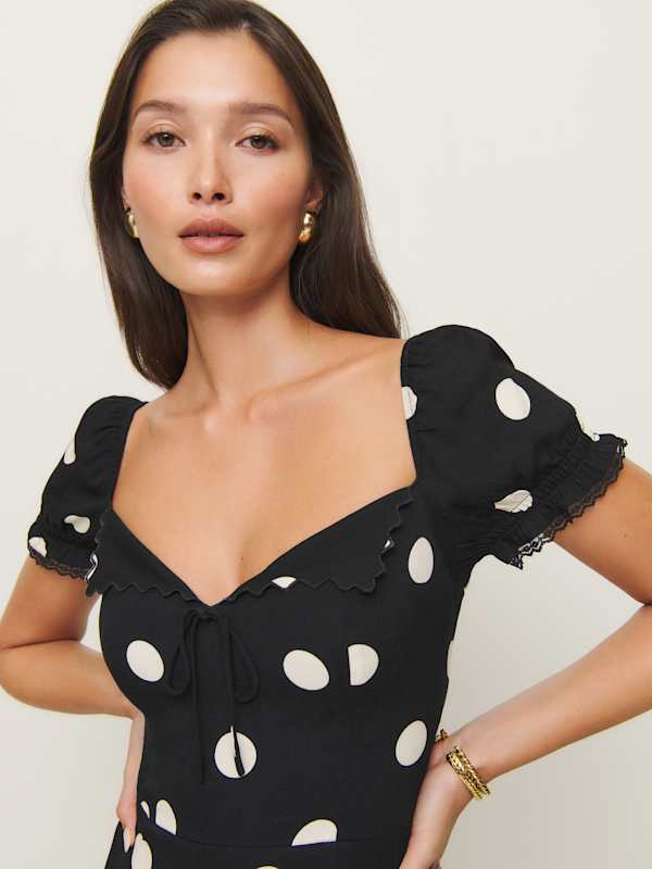 Shyla Dress - Moon Dot