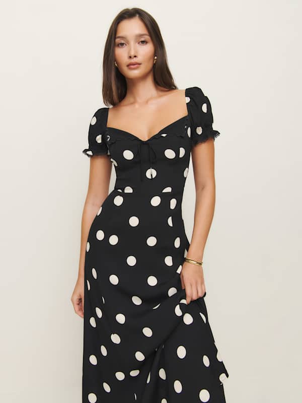 Shyla Dress - Moon Dot