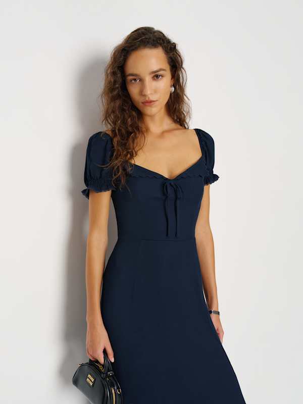 Shyla Dress - Navy