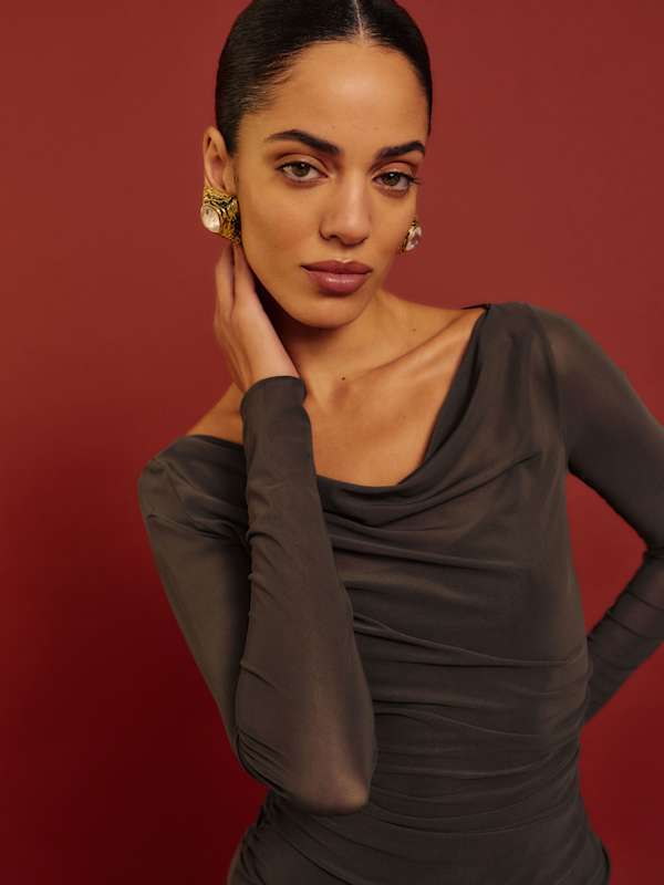 Reese Knit Dress - Gray