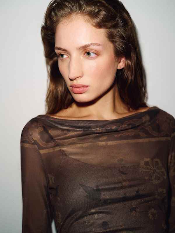 Reese Knit Dress - Onyx Tapestry