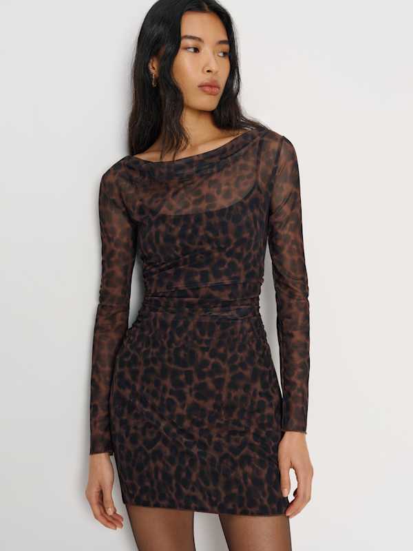 Reese Knit Dress - Panther