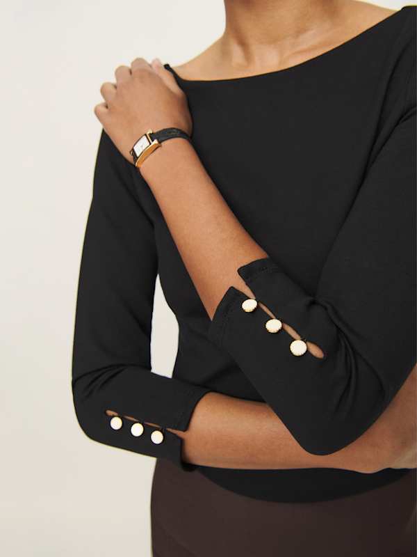 Jalen Knit Top - Black