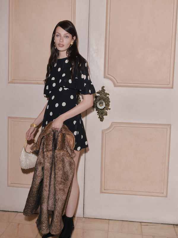 Zelena Dress - Moon Dot